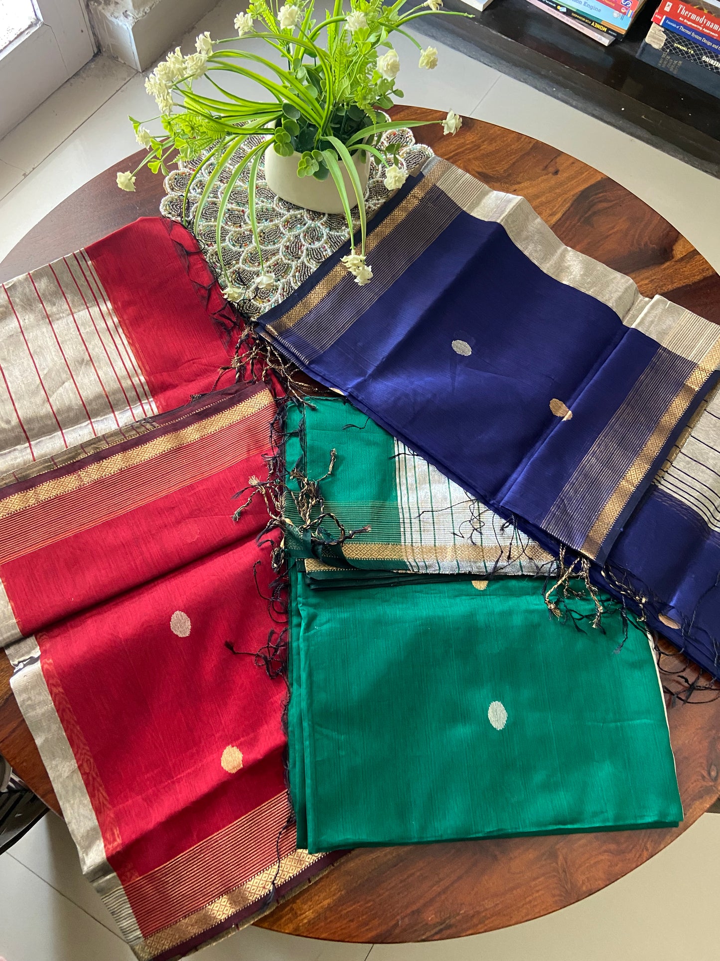 Maheshwari silk cotton dupatta (Made to Order)