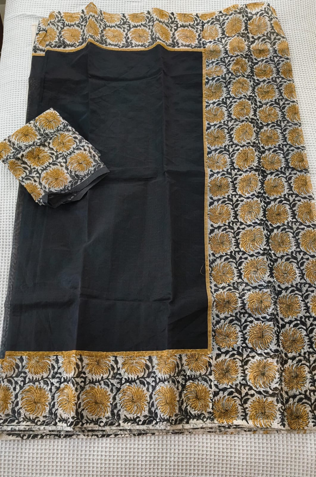 Kota Block printed saree