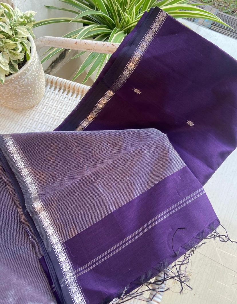 Maheshwari silk cotton Handloom saree
