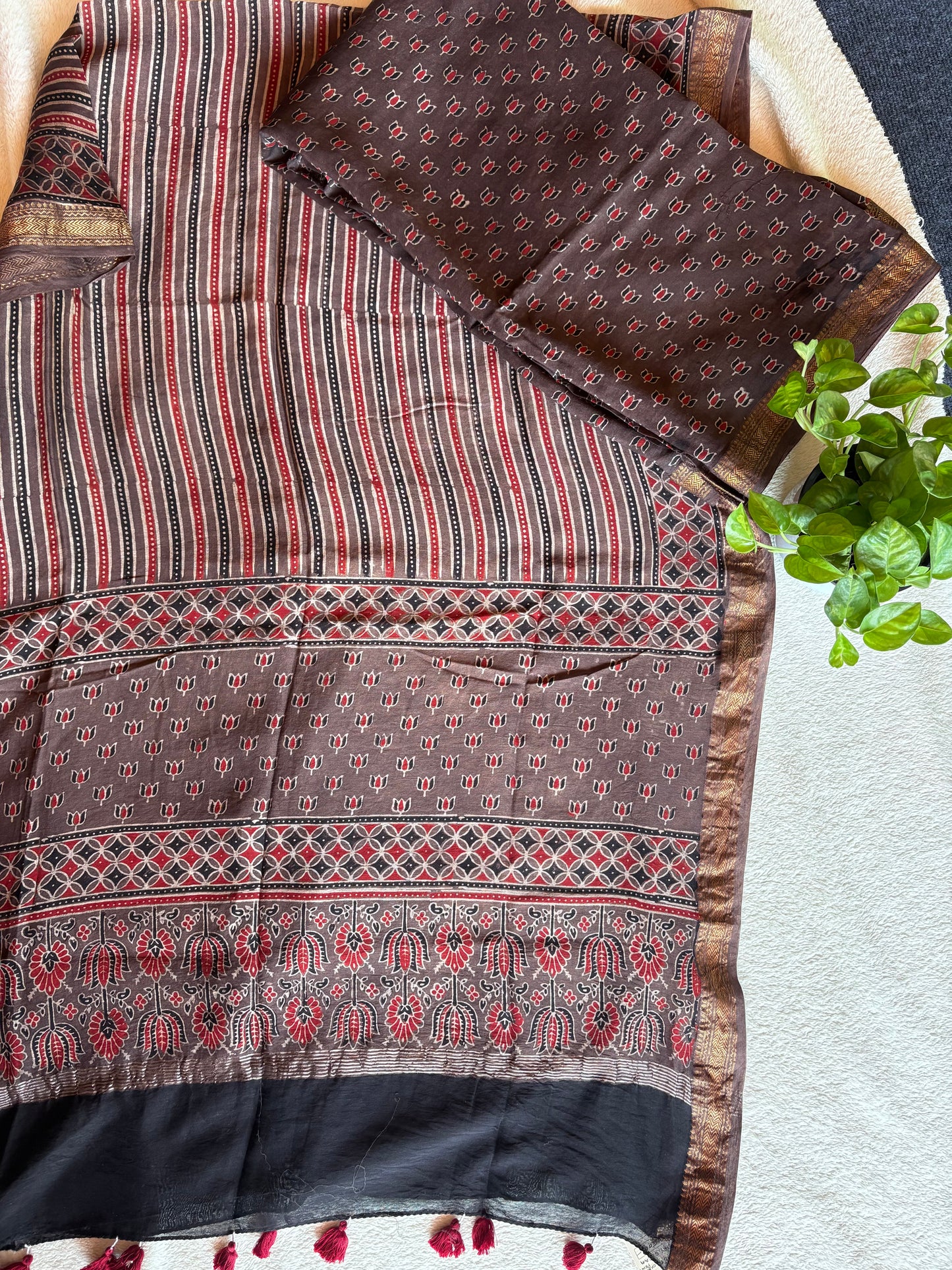 Ajrak two piece set
