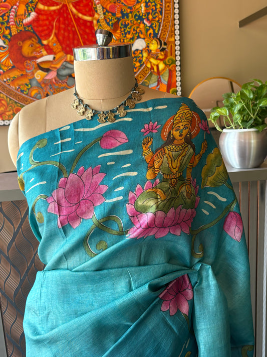 Tussar silk saree