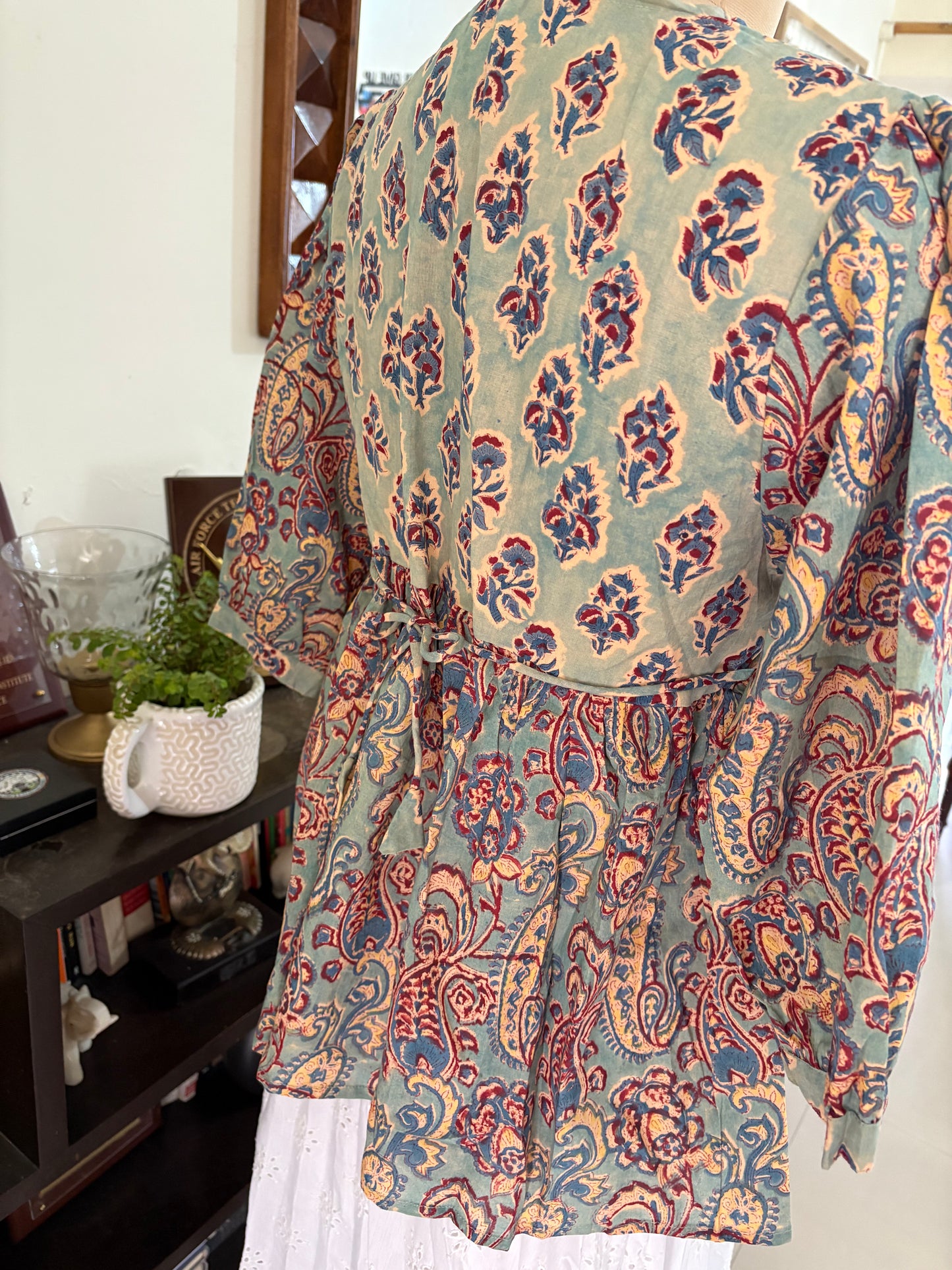 Handblock printed cotton short Kurti