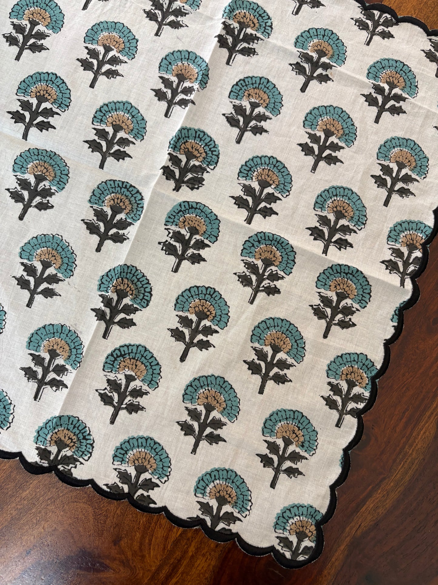 Handblock printed cotton Handkerchief