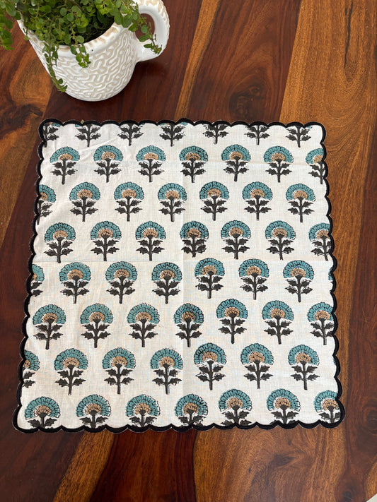 Handblock printed cotton Handkerchief