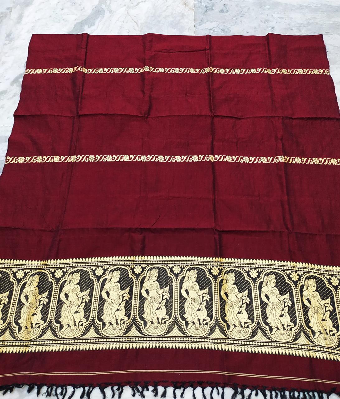 Handloom kadhi cotton dupatta