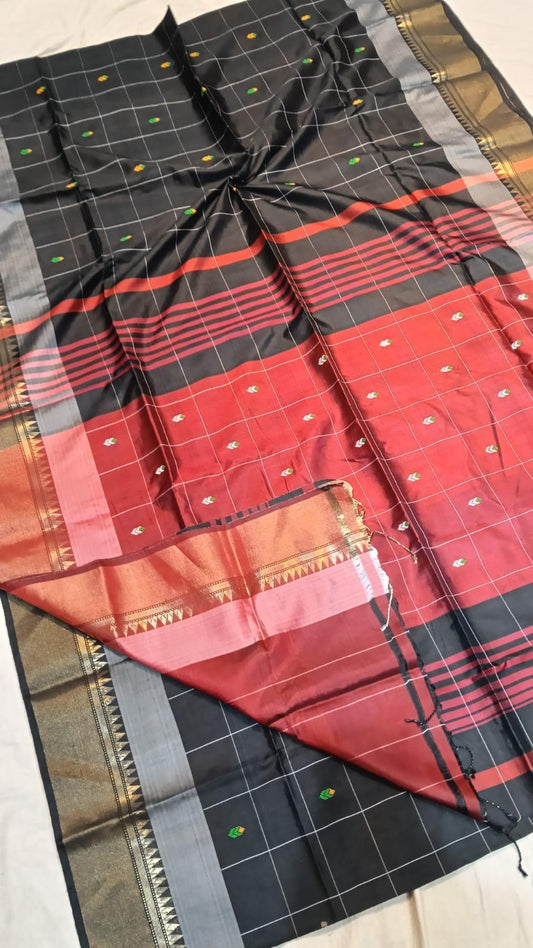 Bishnupuri handloom silk saree