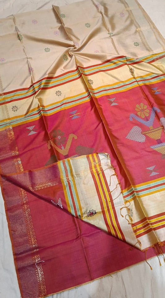 Bishnupuri handloom silk saree