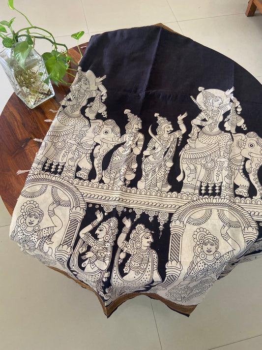 Kalamkari Chennuri silk saree