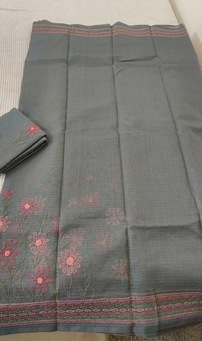 Kota Hand embroidery saree
