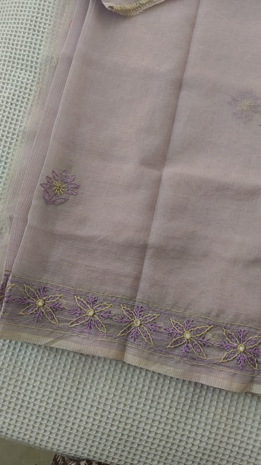 Kota Hand Embroidery saree