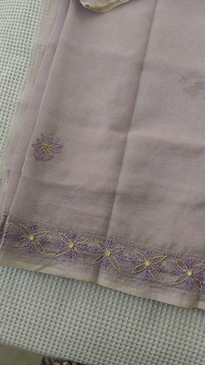 Kota Hand Embroidery saree