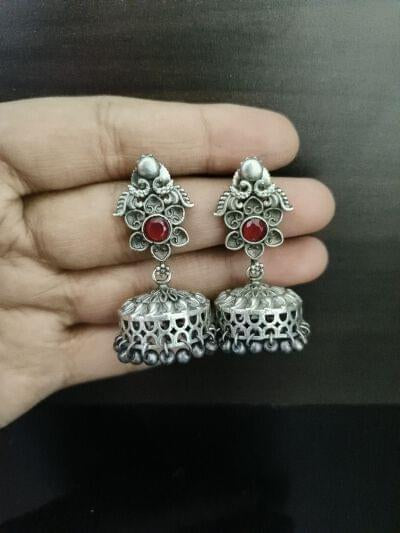 Brass Jhumka Earrings