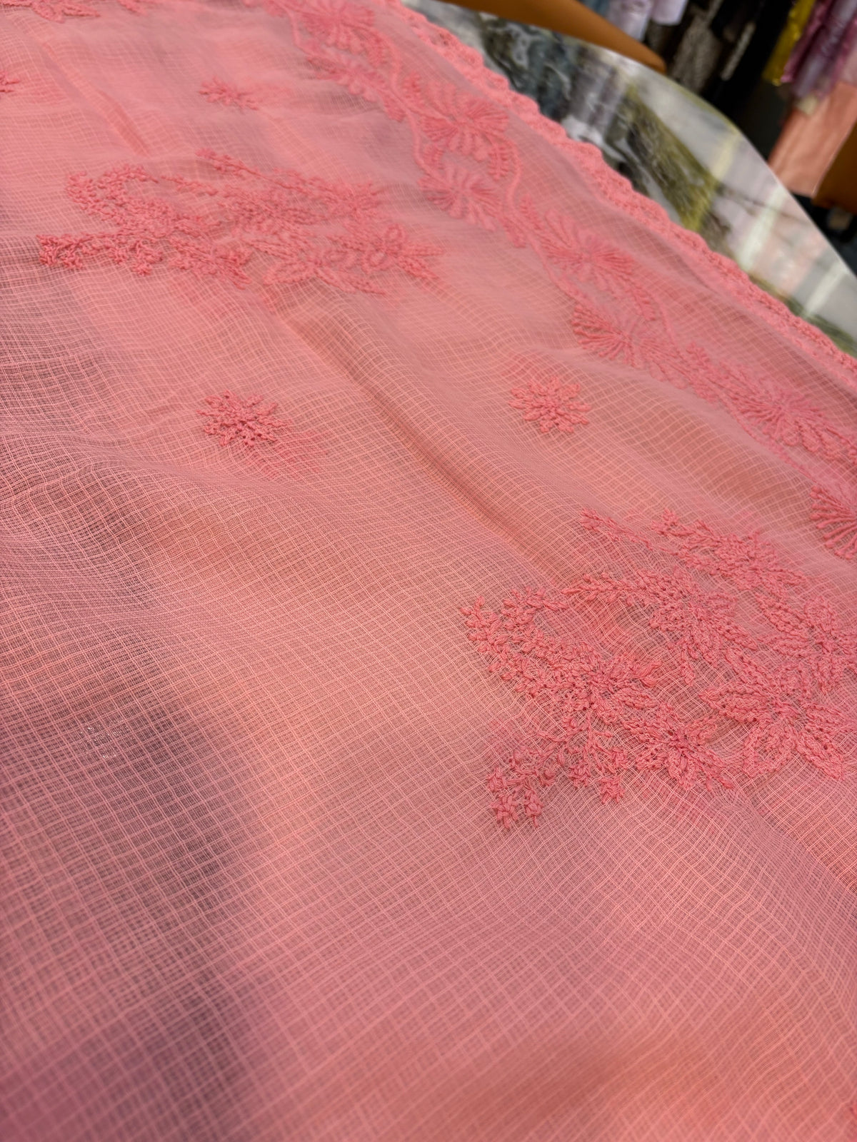 Chikankari Hand Embroidery Dupatta