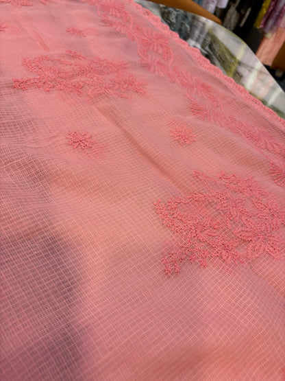 Chikankari Hand Embroidery Dupatta