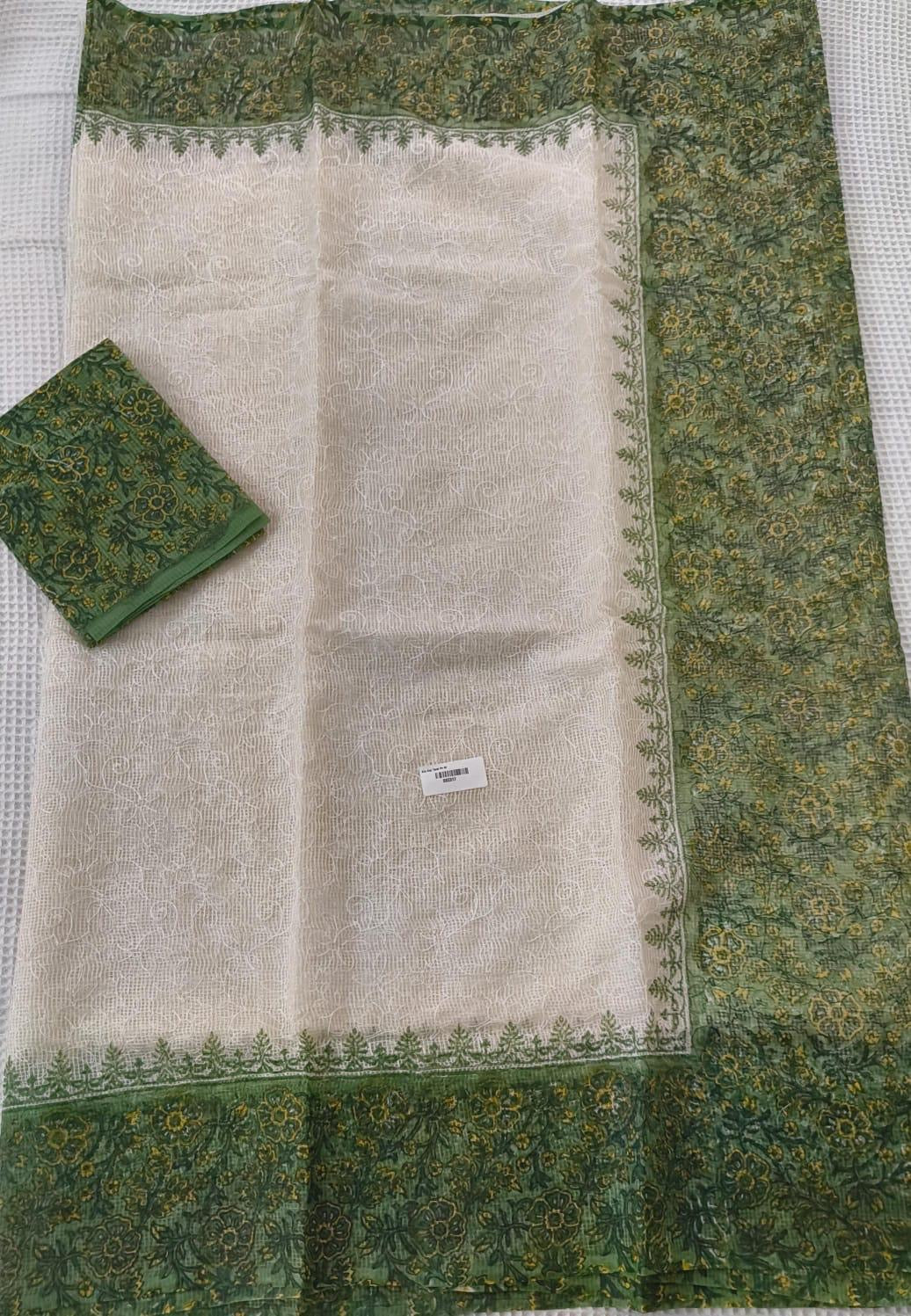 Tepchi Kota handblock printed saree
