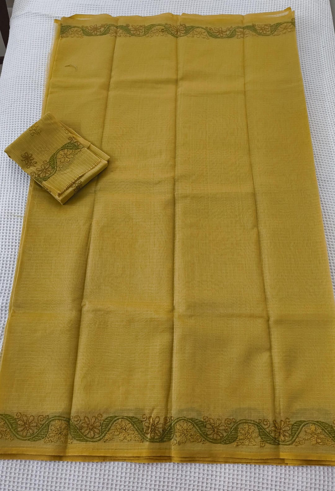 Kota Hand Embroidery saree
