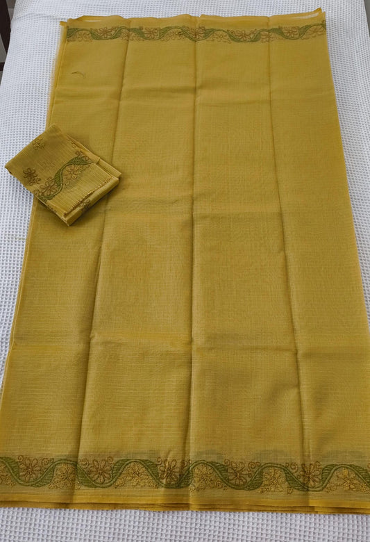 Kota Hand Embroidery saree