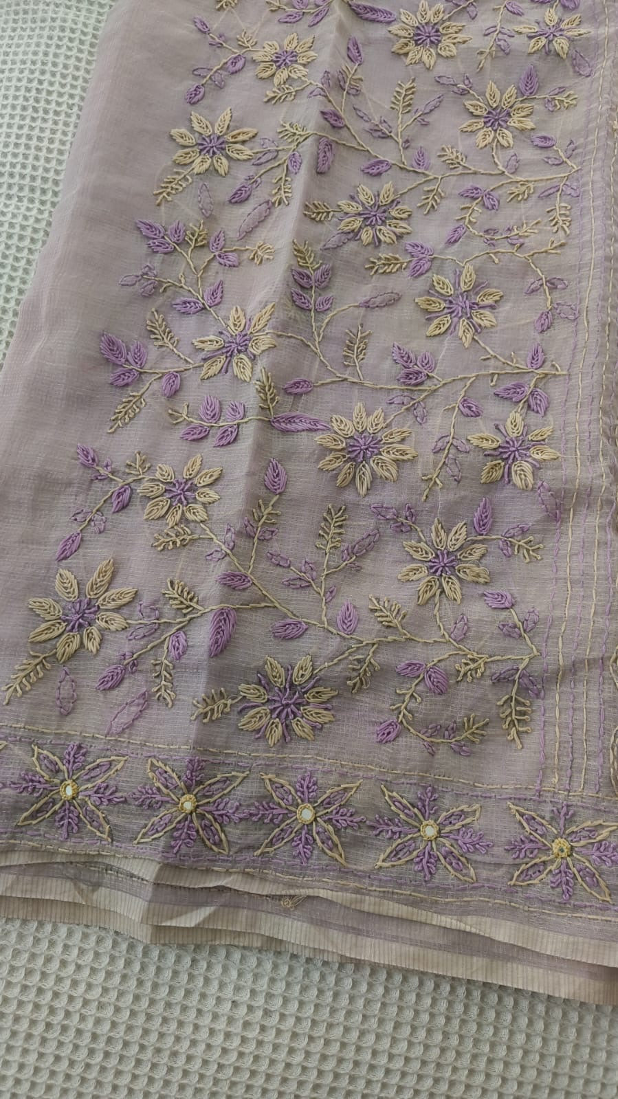 Kota Hand Embroidery saree
