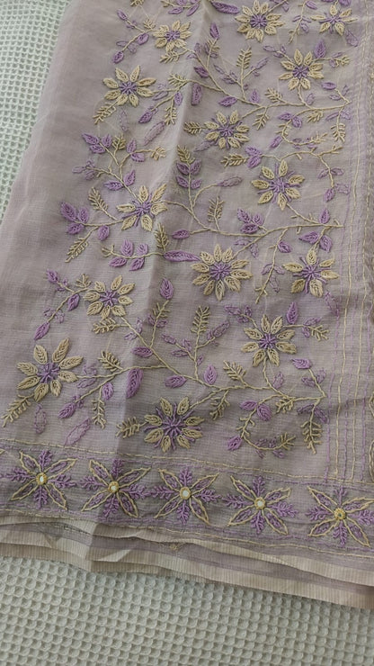Kota Hand Embroidery saree