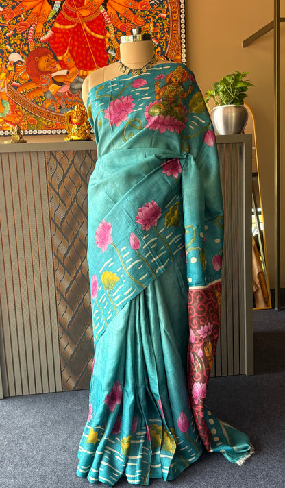 Tussar silk saree