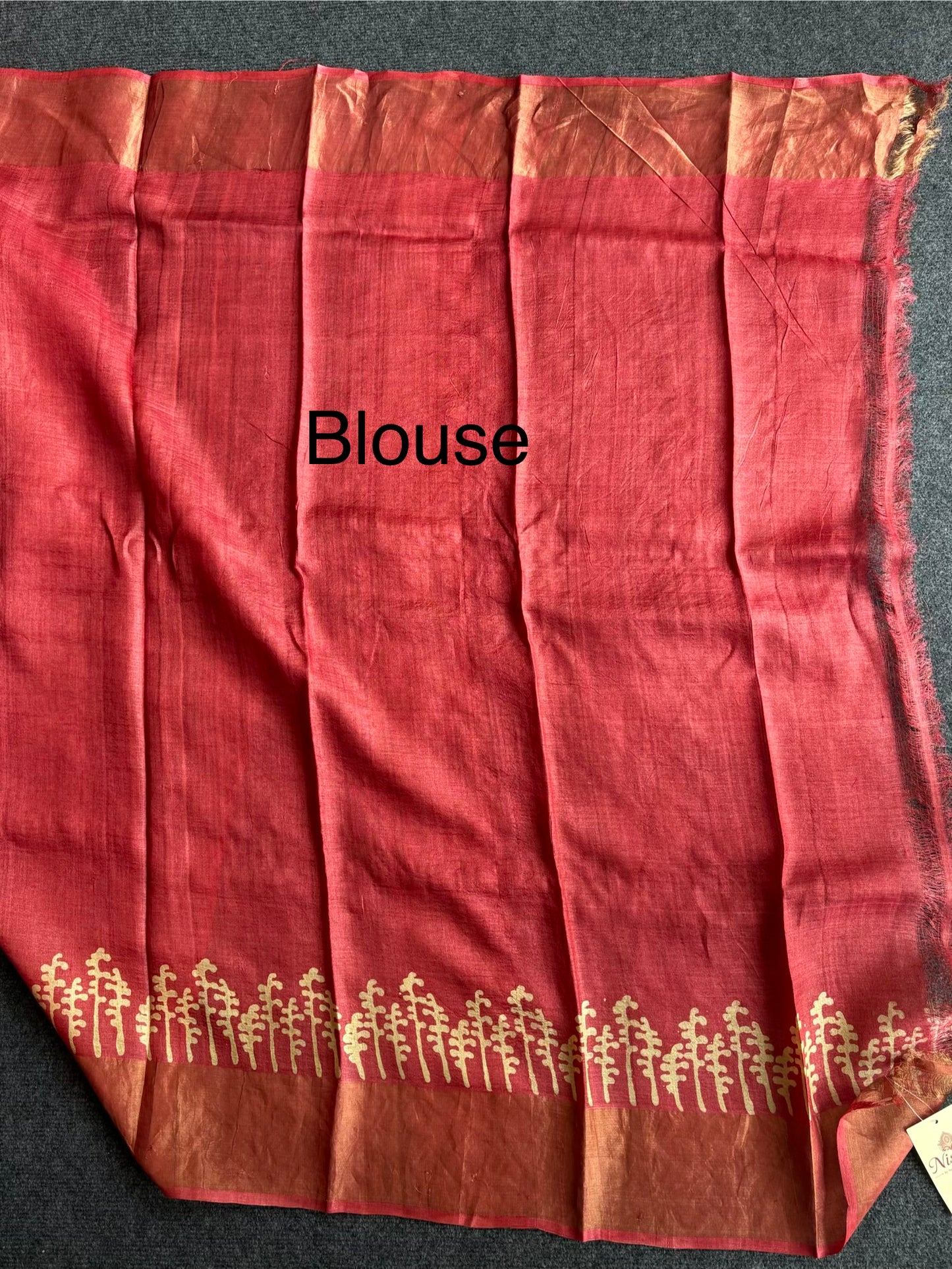 Tussar silk saree
