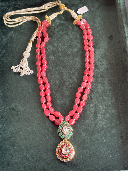 Kundan pearl necklace