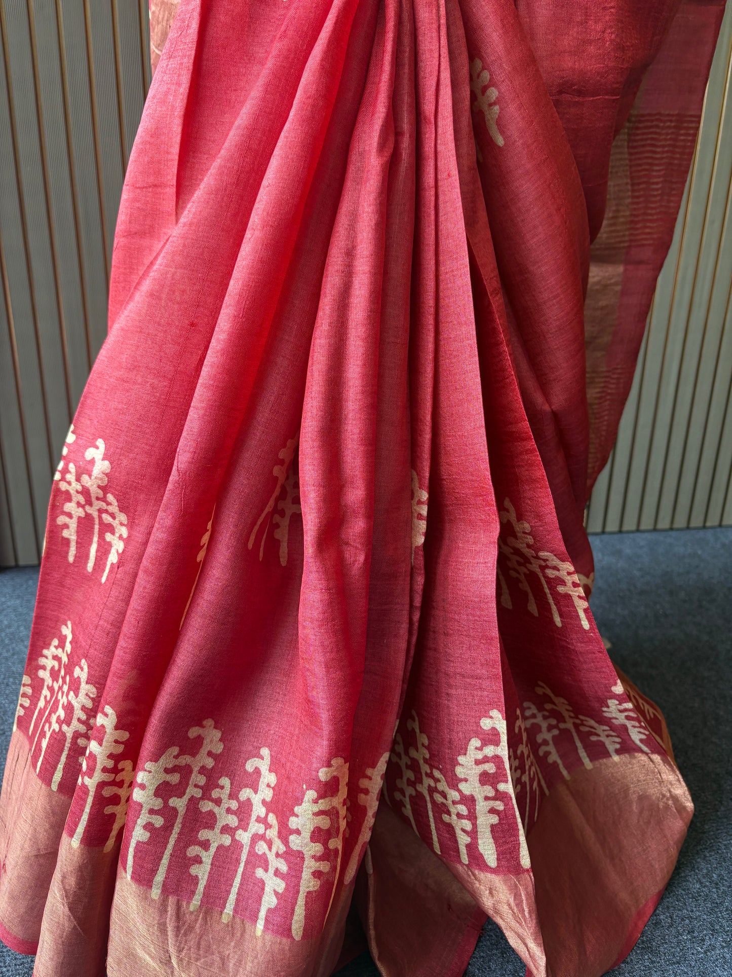 Tussar silk saree