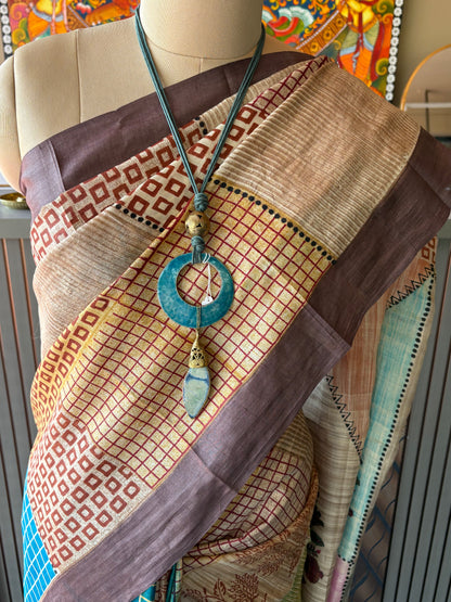 Tussar silk saree