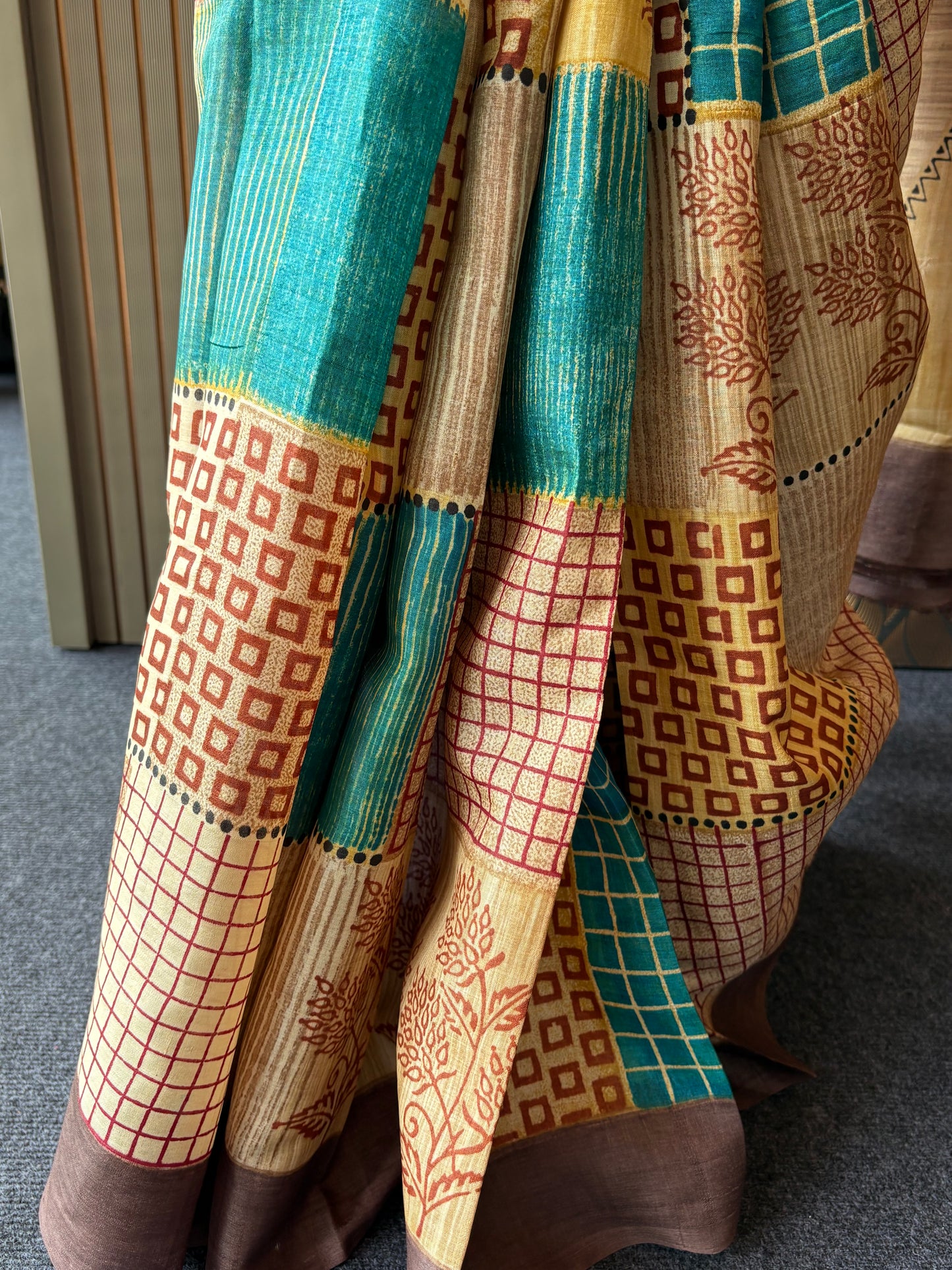 Tussar silk saree