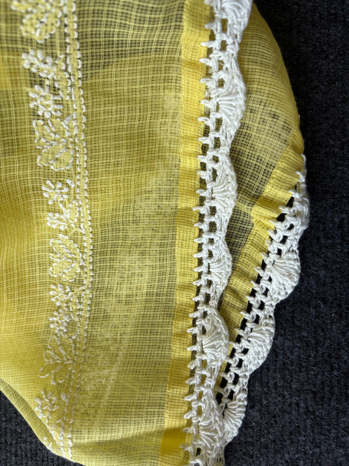 Chikankari unstitched three piece suit set