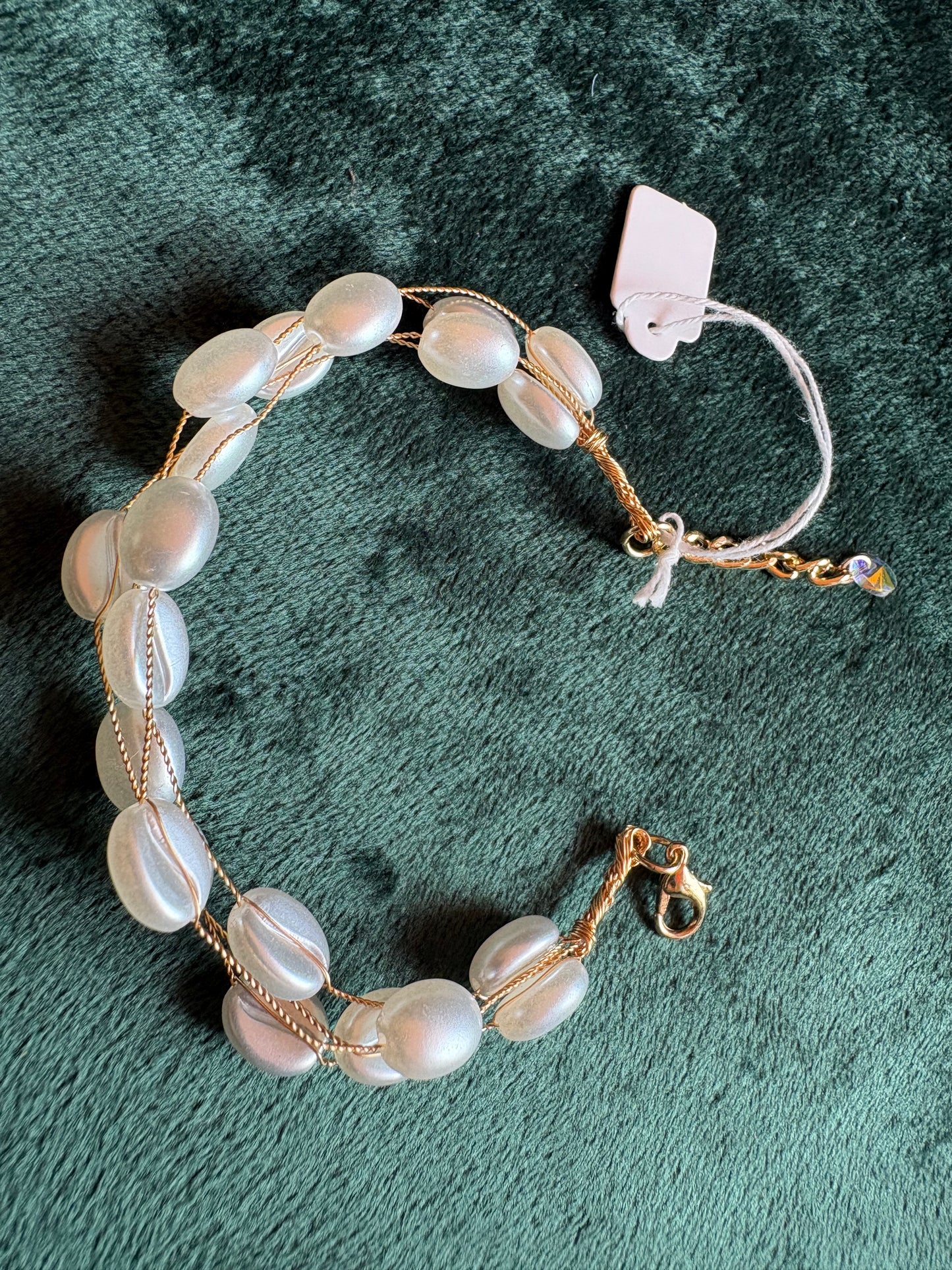 Oval pearl bracelet