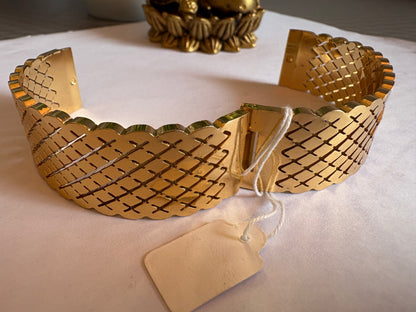 Stone bangle bracelet