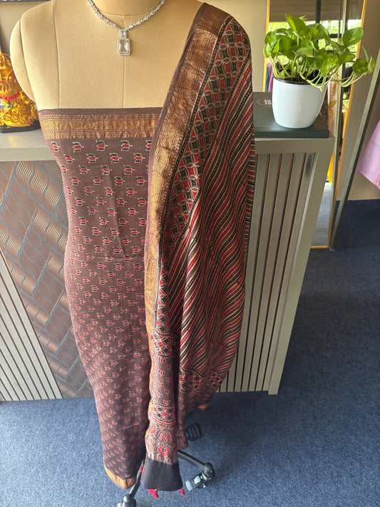 Ajrak two piece set