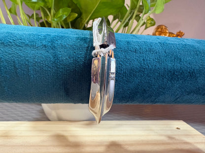 Silver bangle bracelet