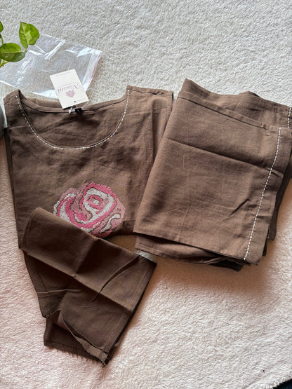 Brown cord set