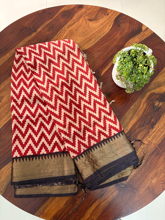 Kalamkari chennuri silk saree