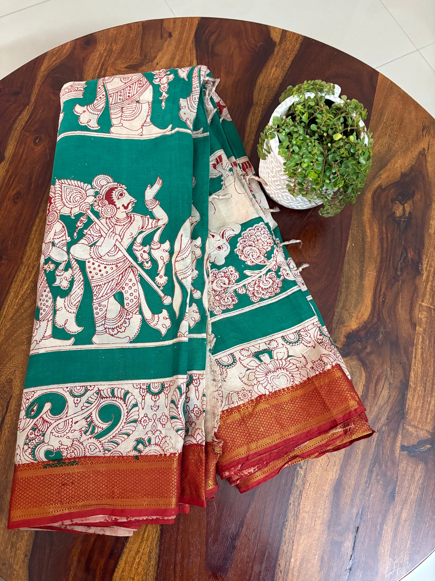 Kalamkari chennuri silk sarees