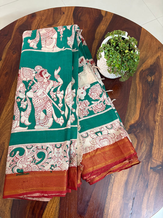 Kalamkari chennuri silk sarees