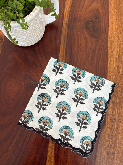 Handblock printed cotton Handkerchief
