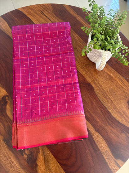Bishnupuri handloom silk saree