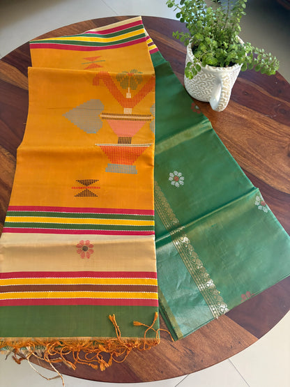 Bishnupuri handloom silk saree