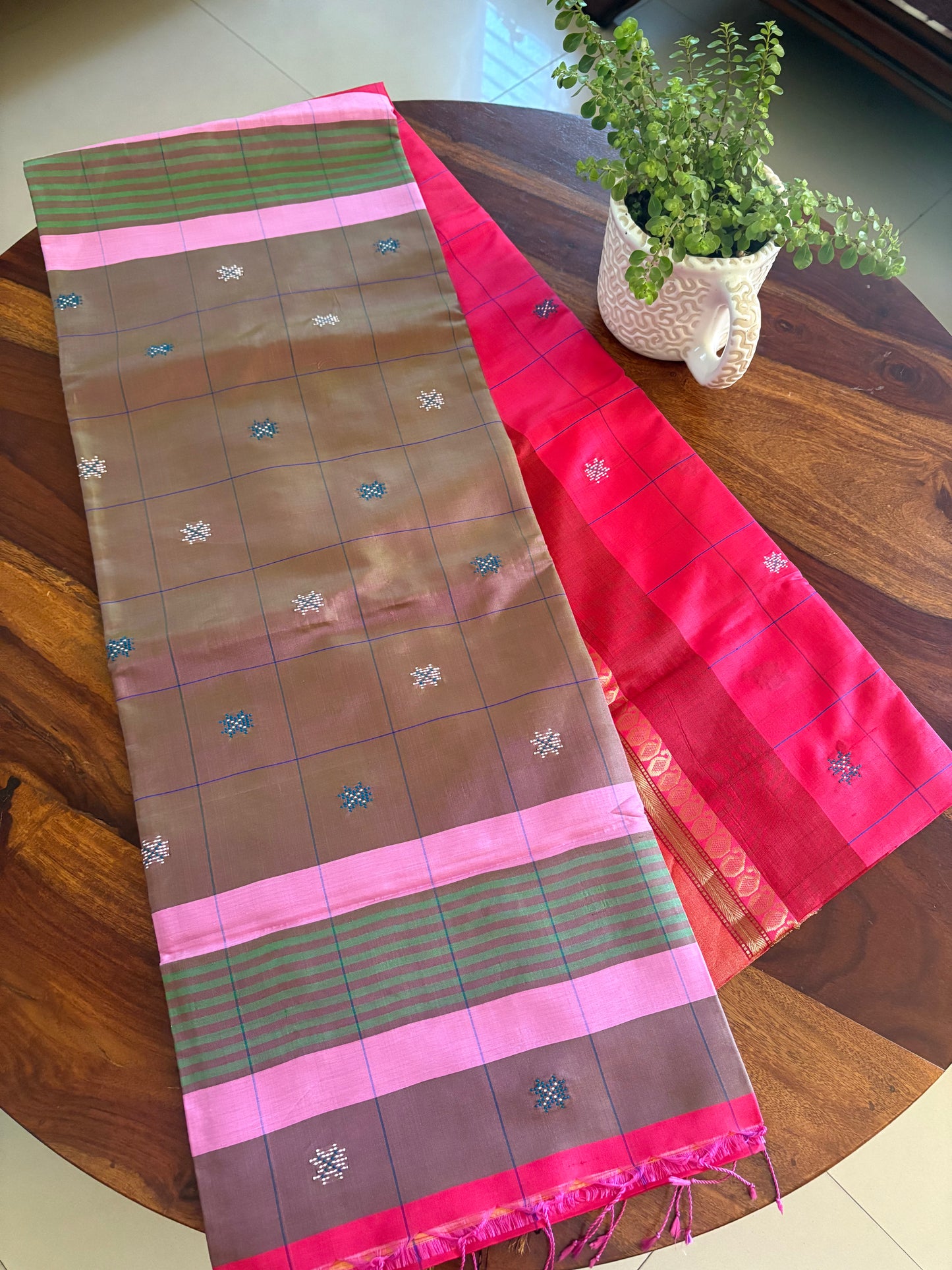 Bishnupuri Handloom Silk saree