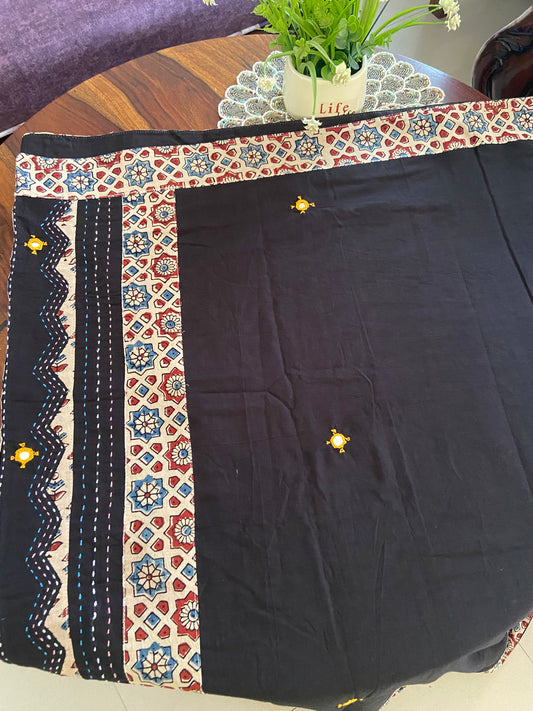 Barmer crafted ajrakh cotton sarees