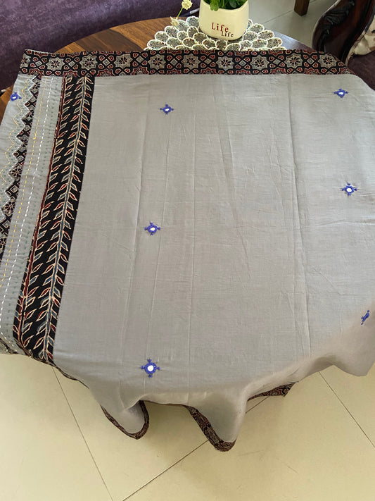Barmer crafted ajrakh cotton sarees