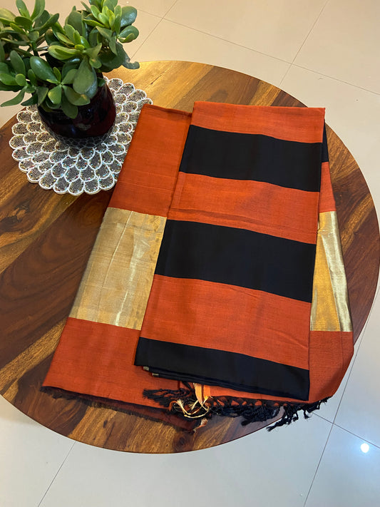 Maheshwari silk cotton top and dupatta set
