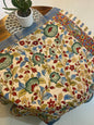 Pen Kalamkari on Bangalore silk dupatta