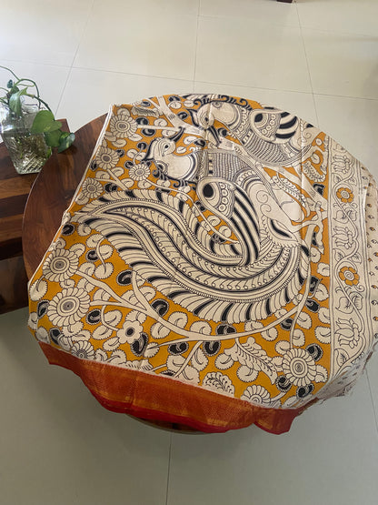 Kalamkari Chennuri silk saree