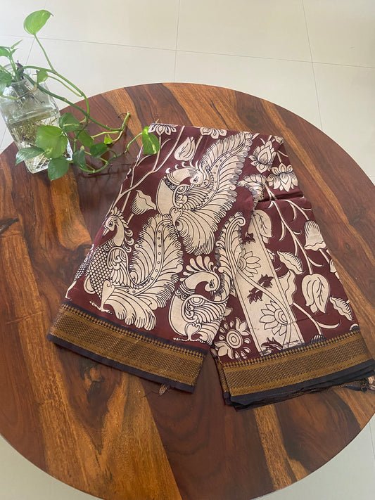 Kalamkari Chennuri silk saree