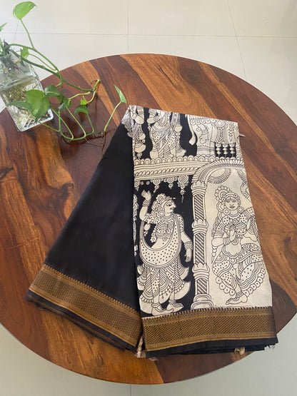 Kalamkari Chennuri silk saree