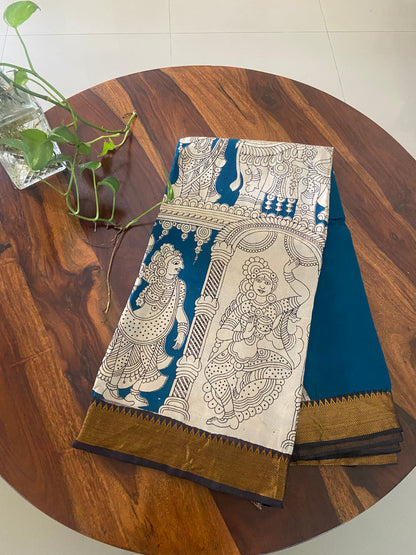 Kalamkari Chennuri silk saree